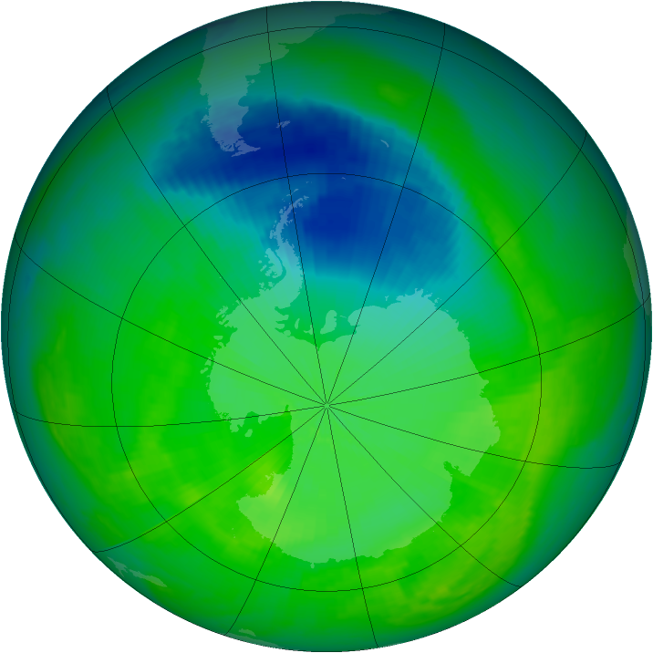 Ozone Map 2002-11-05
